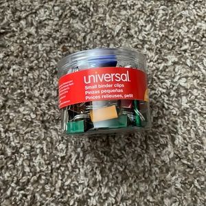 Universal small binder clips